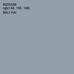 #929EA8 - Bali Hai Color Image